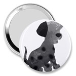 Dalmatian Inspired Silhouette 3  Handbag Mirrors Front