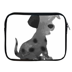 Dalmatian Inspired Silhouette Apple Ipad 2/3/4 Zipper Cases by InspiredShadows