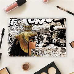 Cleopatra Cosmetic Bag (large)  by Valentinaart