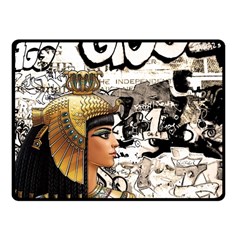 Cleopatra Fleece Blanket (small) by Valentinaart