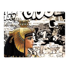 Cleopatra Double Sided Flano Blanket (mini)  by Valentinaart