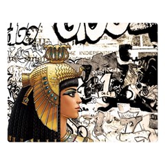 Cleopatra Double Sided Flano Blanket (large)  by Valentinaart