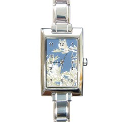 Nature Pattern Rectangle Italian Charm Watch by dflcprintsclothing