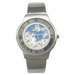 Nature Pattern Stainless Steel Watch by dflcprintsclothing