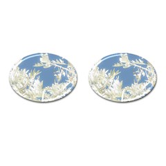 Nature Pattern Cufflinks (oval) by dflcprintsclothing