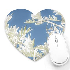 Nature Pattern Heart Mousepads