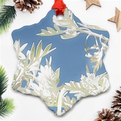 Nature Pattern Ornament (snowflake) by dflcprintsclothing