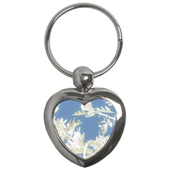 Nature Pattern Key Chains (heart)  by dflcprintsclothing