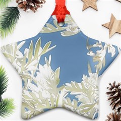 Nature Pattern Star Ornament (two Sides)