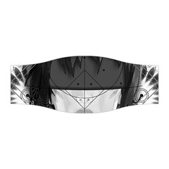 Beautiful Bnw Fractal Feathers For Major Motoko Stretchable Headband by jayaprime