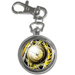 Incredible Eye of a Yellow Construction Robot Key Chain Watches Front