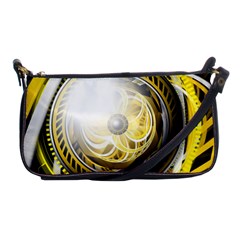 Incredible Eye Of A Yellow Construction Robot Shoulder Clutch Bags by jayaprime