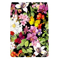 Beautiful,floral,hand Painted, Flowers,black,background,modern,trendy,girly,retro Flap Covers (s)  by NouveauDesign