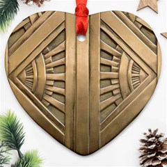 Art Deco Gold Door Ornament (heart) by NouveauDesign