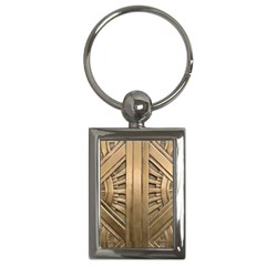 Art Deco Gold Door Key Chains (rectangle)  by NouveauDesign