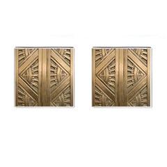 Art Deco Gold Door Cufflinks (square) by NouveauDesign