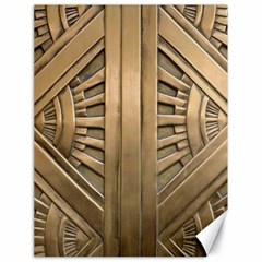 Art Deco Gold Door Canvas 18  X 24   by NouveauDesign