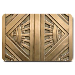 Art Deco Gold Door Large Doormat  by NouveauDesign