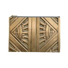 Art Deco Gold Door Cosmetic Bag (large)  by NouveauDesign