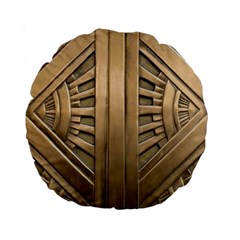 Art Deco Gold Door Standard 15  Premium Round Cushions by NouveauDesign