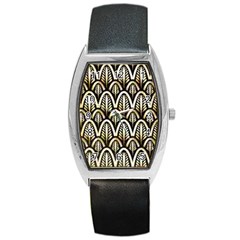 Art Deco Barrel Style Metal Watch by NouveauDesign