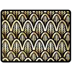 Art Deco Fleece Blanket (large)  by NouveauDesign