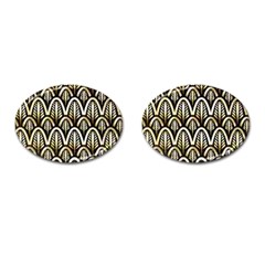 Art Deco Cufflinks (oval) by NouveauDesign