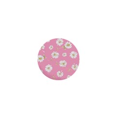 Pink Flowers 1  Mini Buttons by NouveauDesign