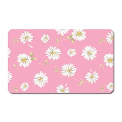 Pink Flowers Magnet (rectangular) by NouveauDesign