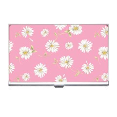 Pink Flowers Business Card Holders by NouveauDesign