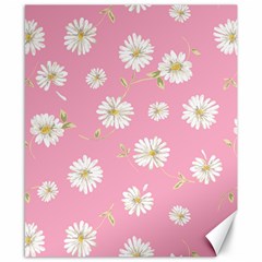 Pink Flowers Canvas 8  X 10  by NouveauDesign