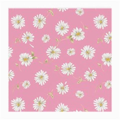 Pink Flowers Medium Glasses Cloth by NouveauDesign