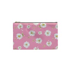 Pink Flowers Cosmetic Bag (small)  by NouveauDesign