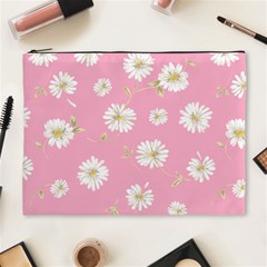 Pink Flowers Cosmetic Bag (xl) by NouveauDesign