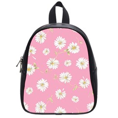 Pink Flowers School Bag (small) by NouveauDesign