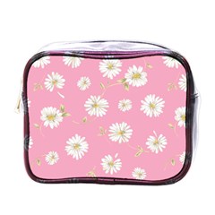 Pink Flowers Mini Toiletries Bags by NouveauDesign