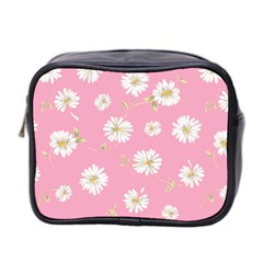 Pink Flowers Mini Toiletries Bag 2-side by NouveauDesign