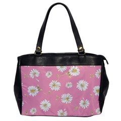 Pink Flowers Office Handbags by NouveauDesign