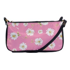 Pink Flowers Shoulder Clutch Bags by NouveauDesign