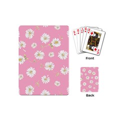 Pink Flowers Playing Cards (mini)  by NouveauDesign