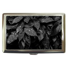 Black and White Leaves Photo Cigarette Money Cases