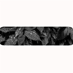 Black and White Leaves Photo Large Bar Mats