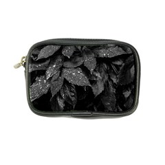 Black and White Leaves Photo Coin Purse