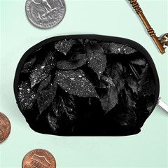 Black and White Leaves Photo Accessory Pouches (Medium) 