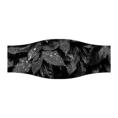 Black and White Leaves Photo Stretchable Headband