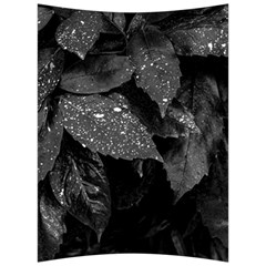 Black and White Leaves Photo Back Support Cushion