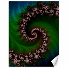 Benthic Saltlife Fractal Tribute For Reef Divers Canvas 12  X 16   by jayaprime