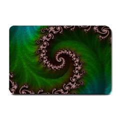 Benthic Saltlife Fractal Tribute For Reef Divers Small Doormat  by jayaprime