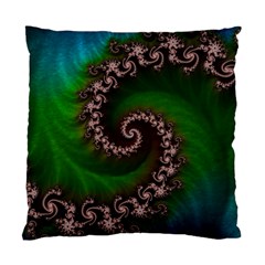 Benthic Saltlife Fractal Tribute For Reef Divers Standard Cushion Case (one Side) by jayaprime