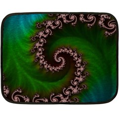 Benthic Saltlife Fractal Tribute For Reef Divers Fleece Blanket (mini) by jayaprime